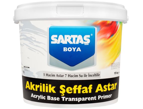 AKRİLİK ŞEFFAF ASTAR